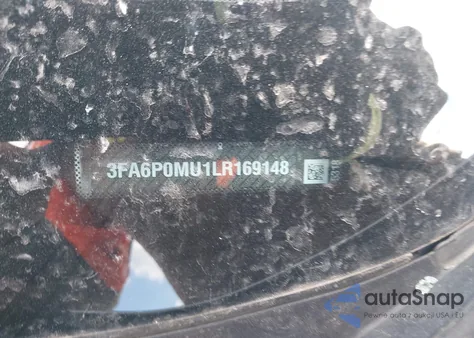 2020 Ford Fusion Hybrid Sel z USA, uszkodzony, nr VIN 3FA6P0MU1LR169148